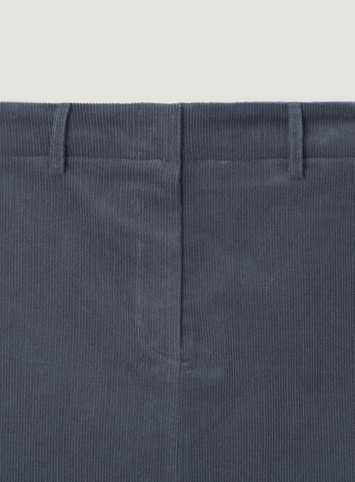 Mango Maniplease Joi Corduroy Mini Skirt Blue