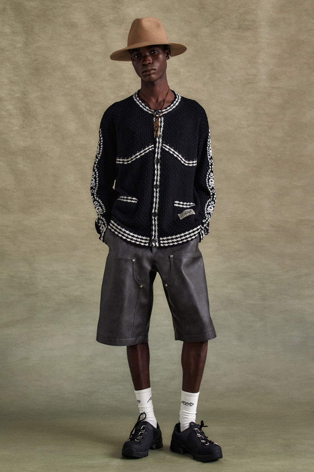 Andersson Bell Fantasia Round-Neck Cardigan