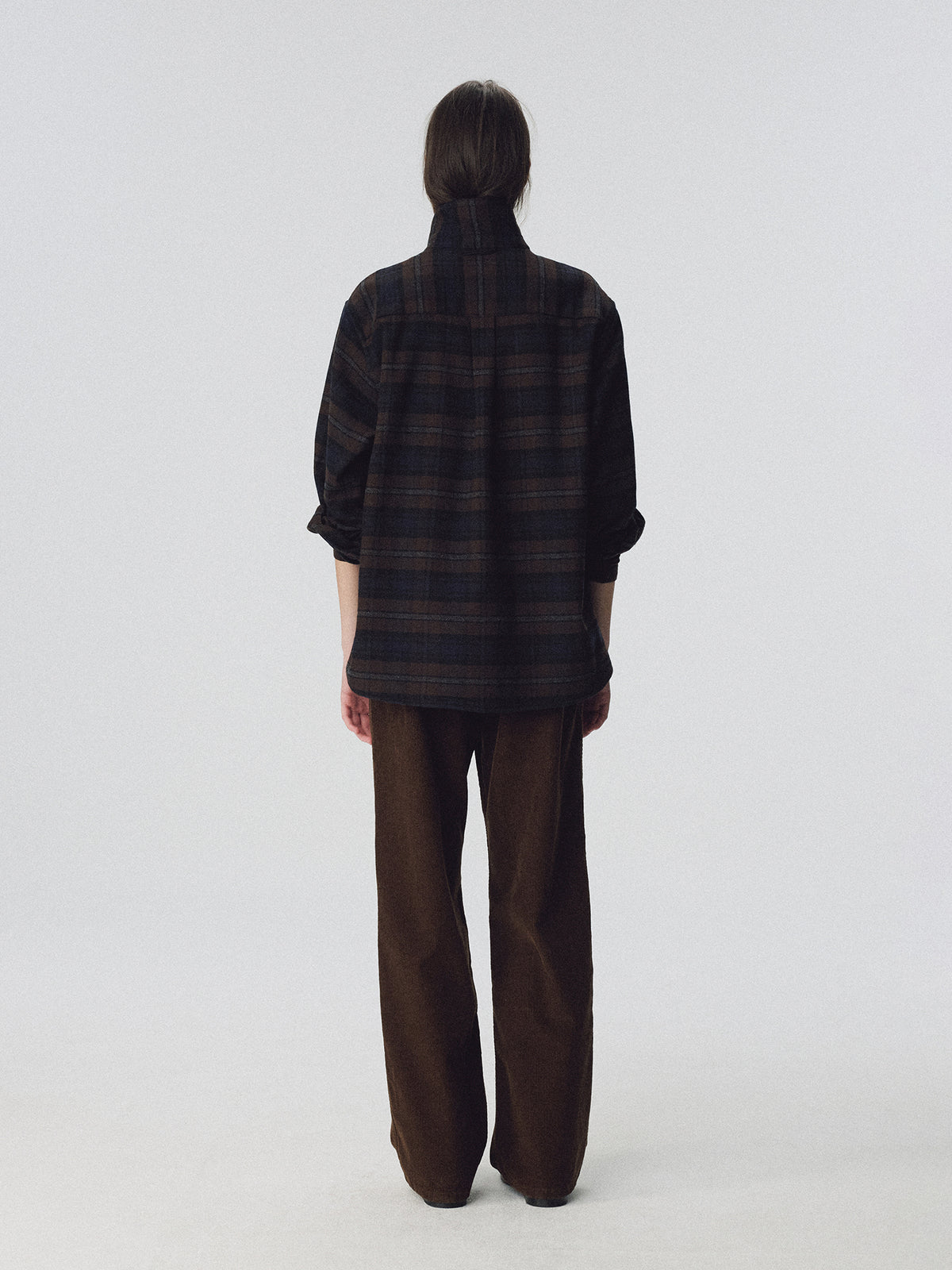 Nothing Written Pinué Wool Shirt (Check)