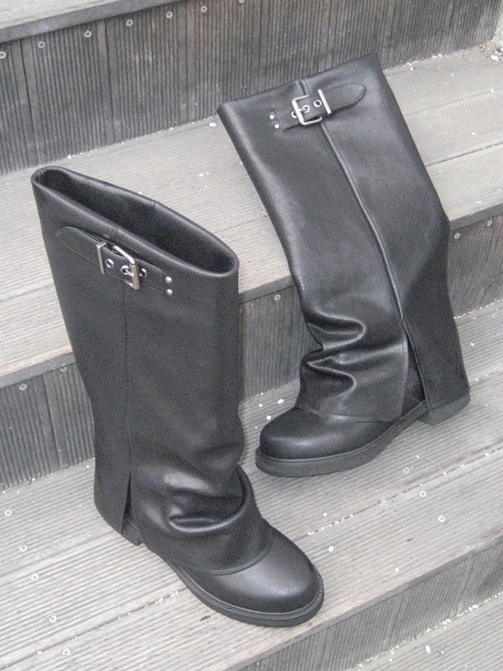 Raive Velyn Warmer Long Boots in Black