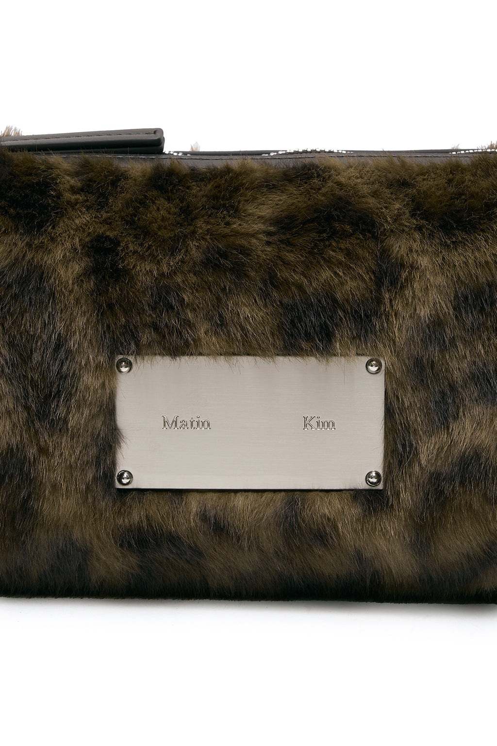 [matinkim] HAIRY FUR MINI SHOULDER BAG IN BROWN