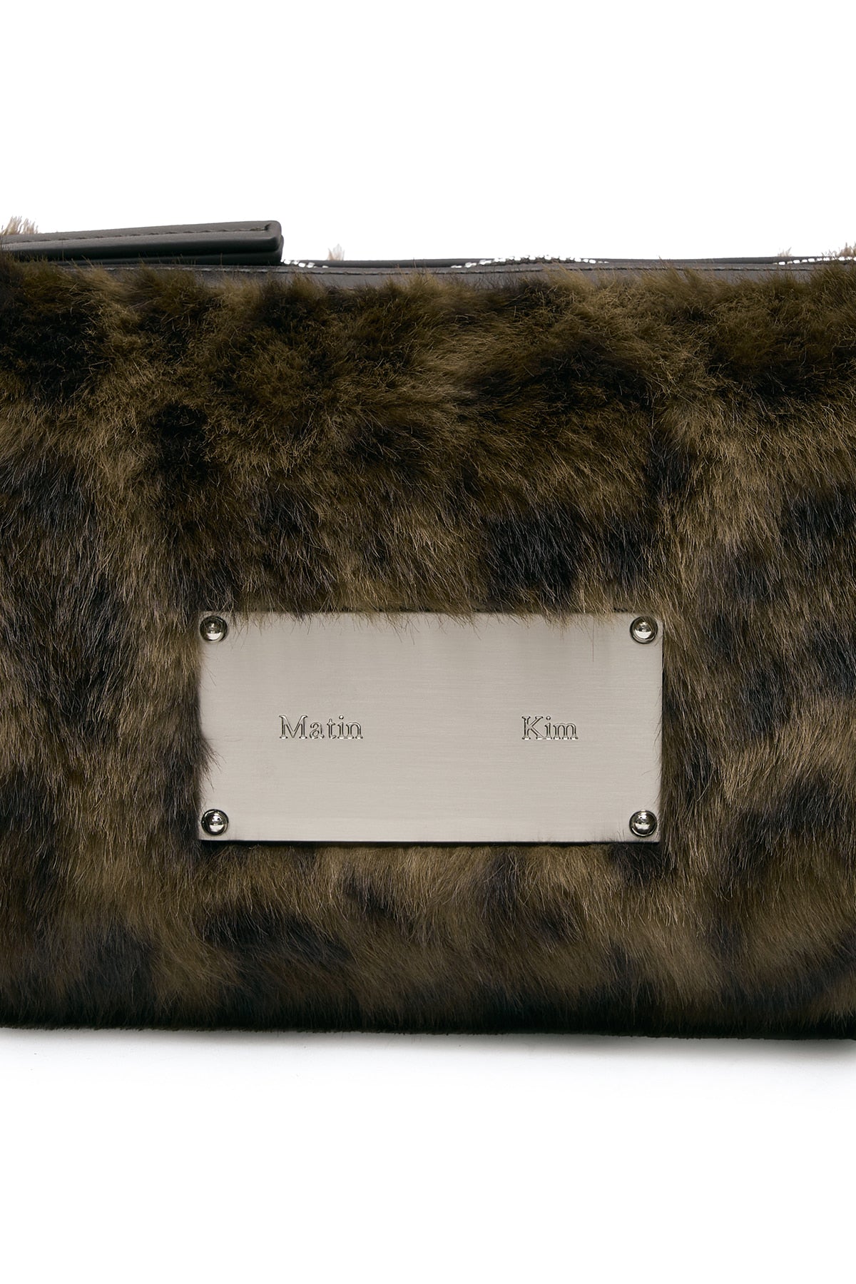 [matinkim] HAIRY FUR MINI SHOULDER BAG IN BROWN