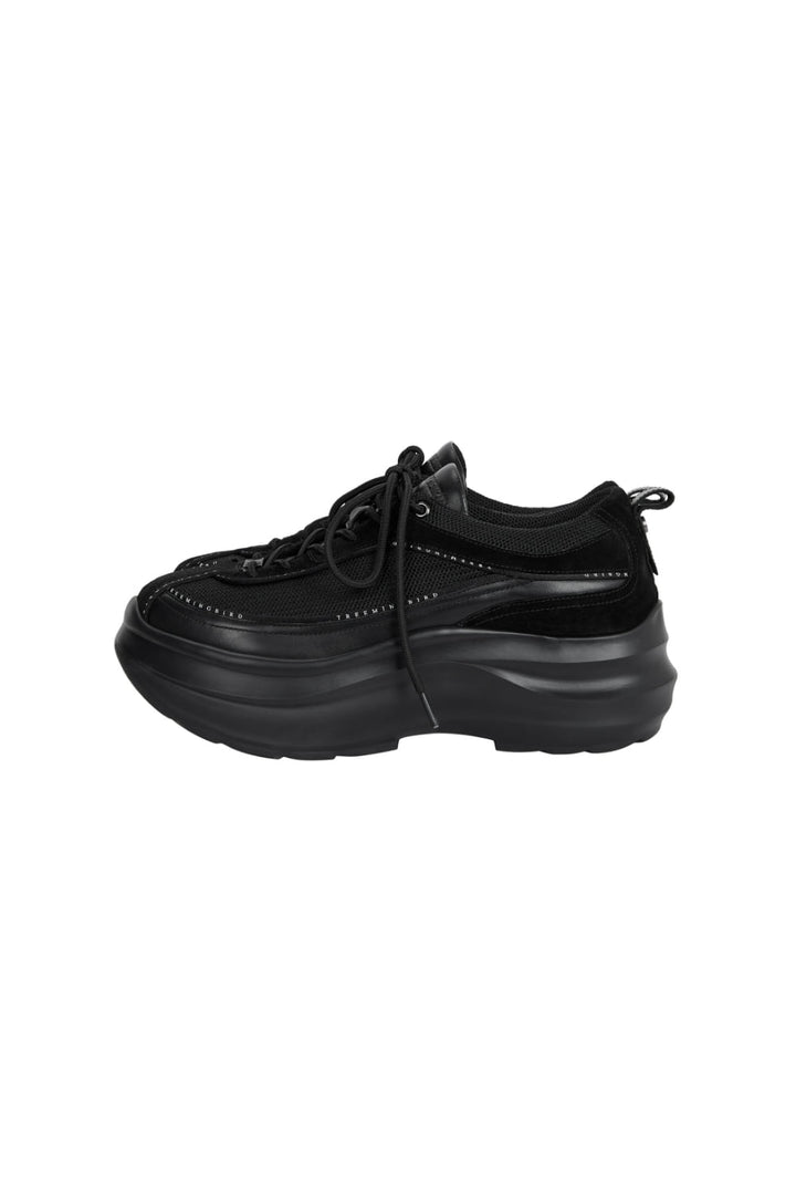 Treemingbird Flatform Mesh Sneakers Black