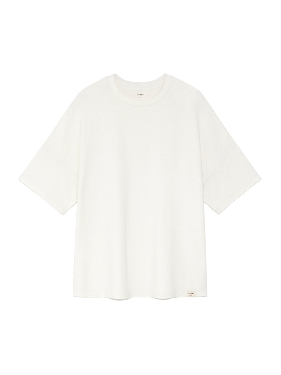 GLOWNY G Cozy Box Tee (Ivory)