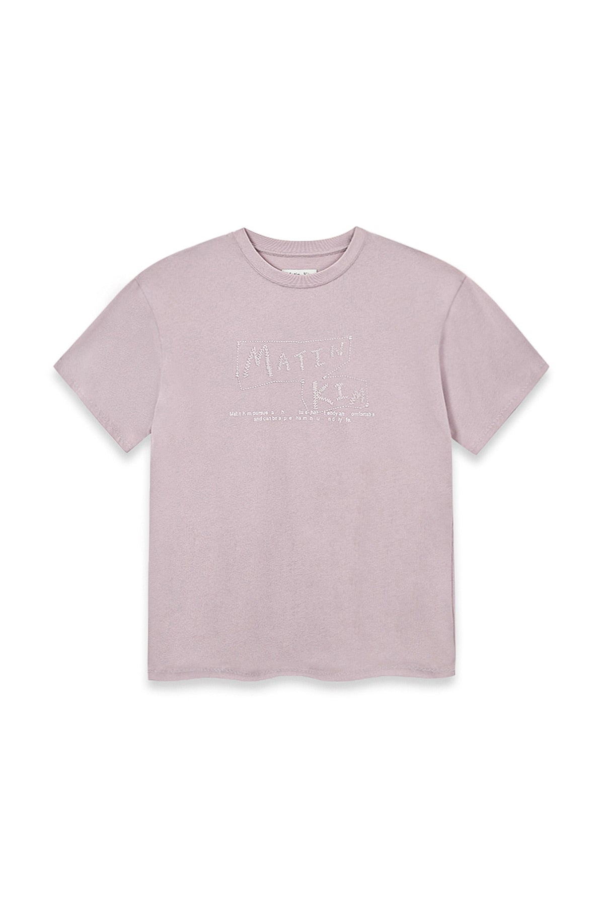 Matinkim Doodle Logo Graphic Top IN Lilac