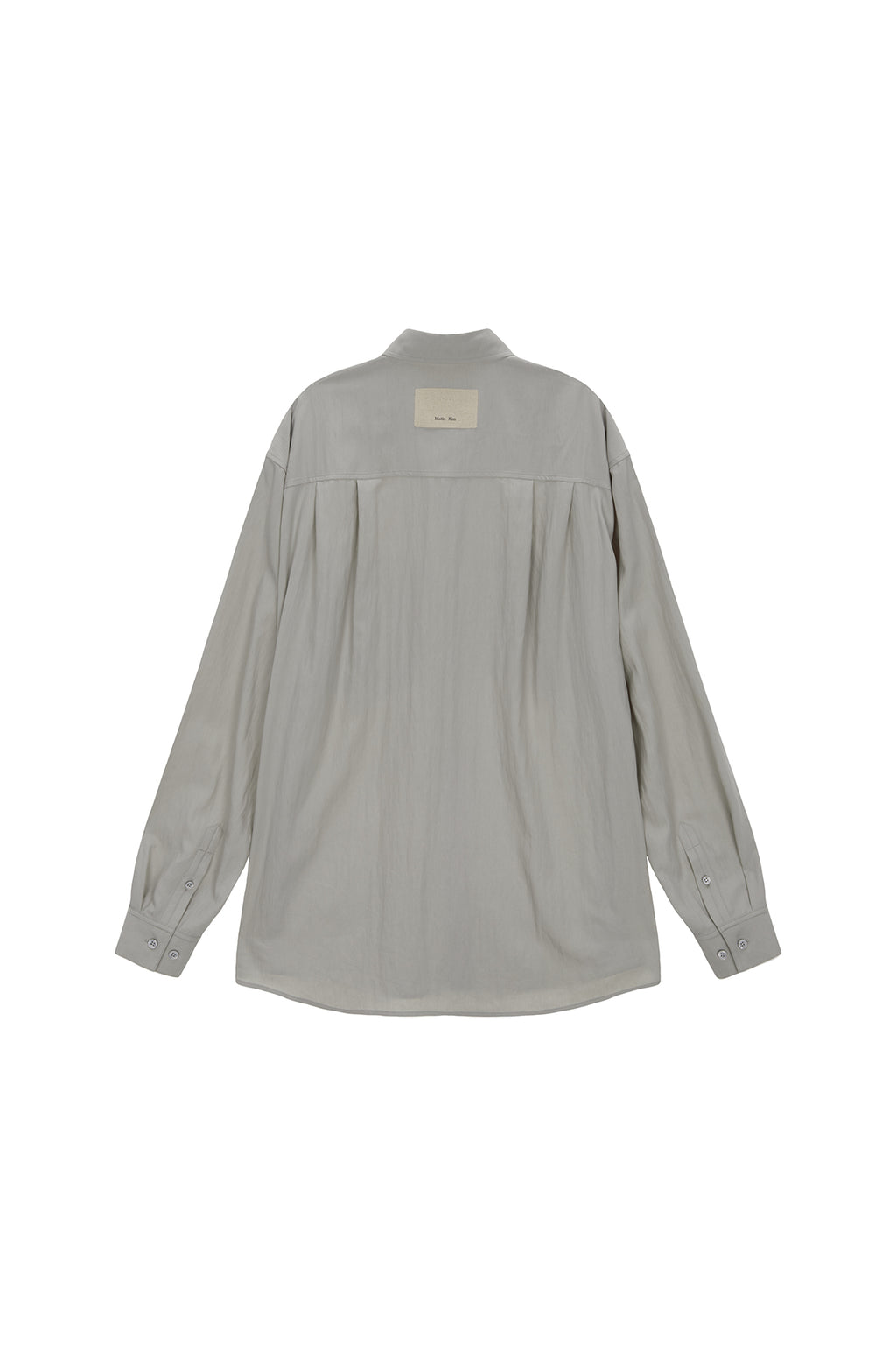 [matinkim] STITCH POINT SHIRT FOR MEN IN LIGHT GREY