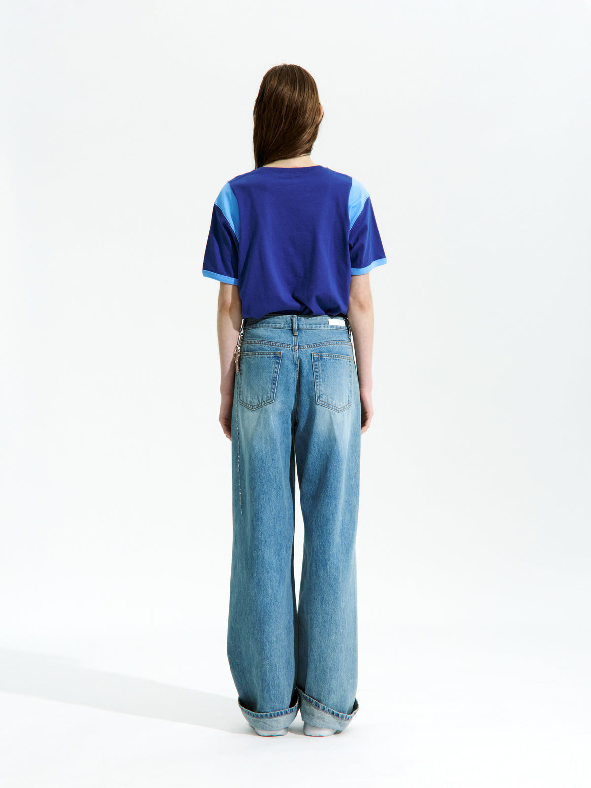 Low Classic Trimming 05 T-Shirt Blue