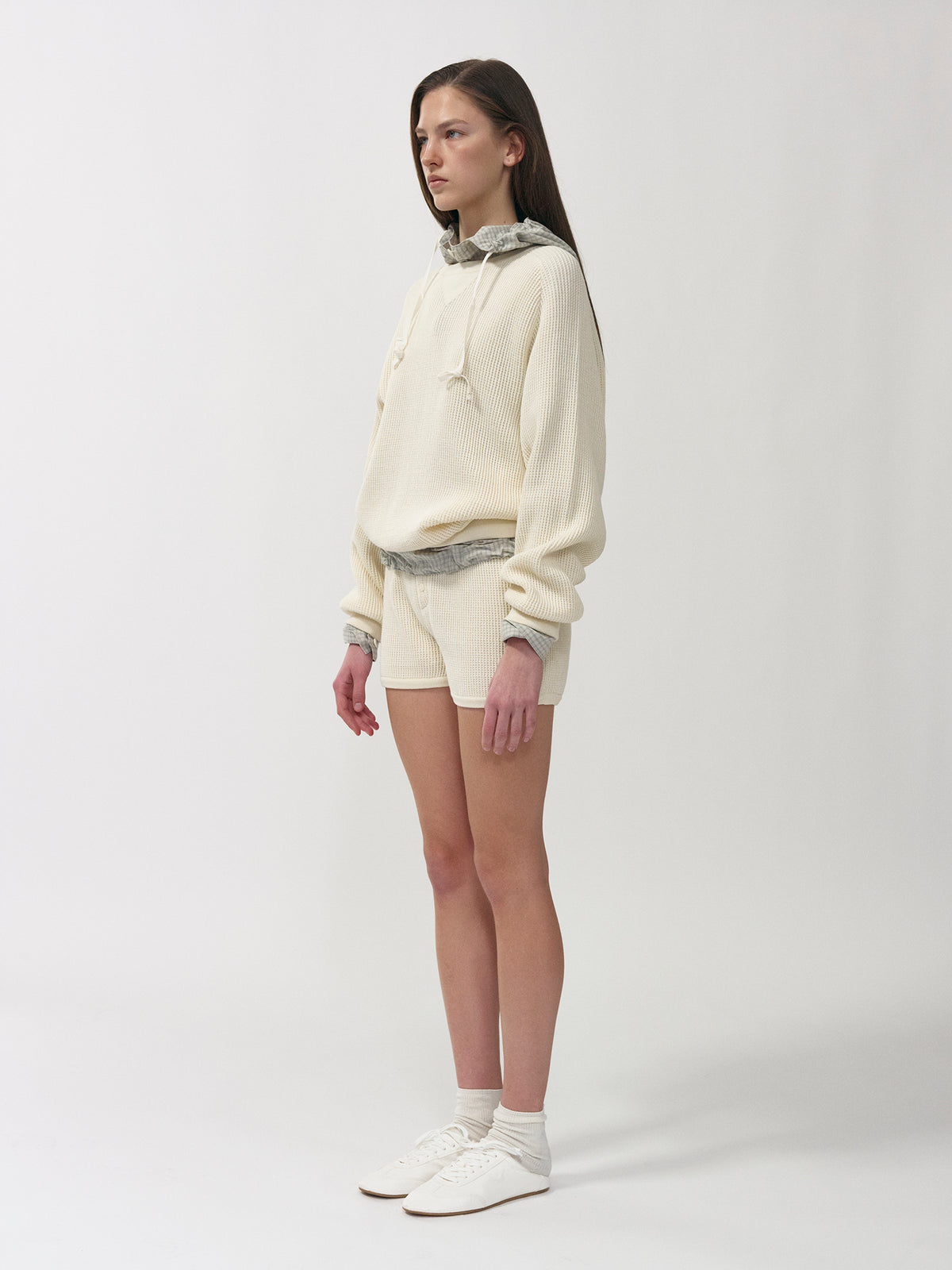 Nothing Written Waffle knit pullover (Ivory)