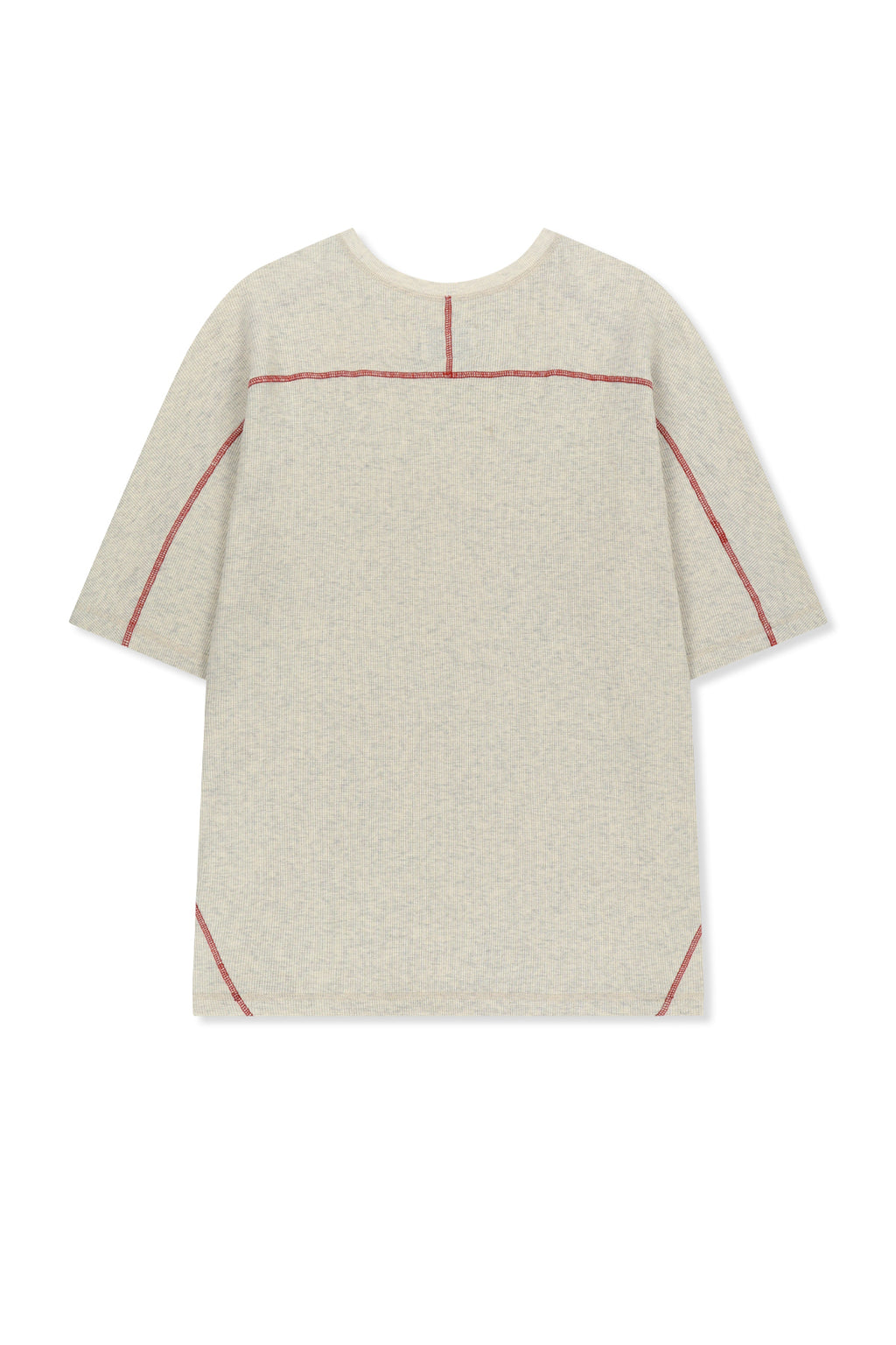 Matinkim Matin Kim Logo Waffle Top For Men IN Light Beige