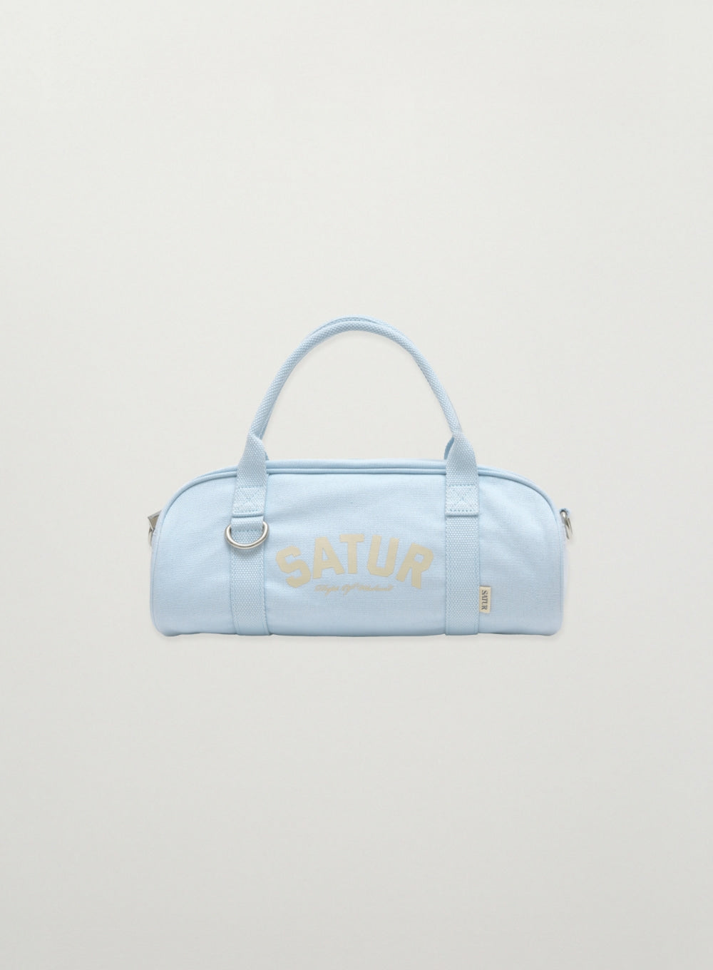 Satur Canvas Mini Duffle Bag - Sky Blue