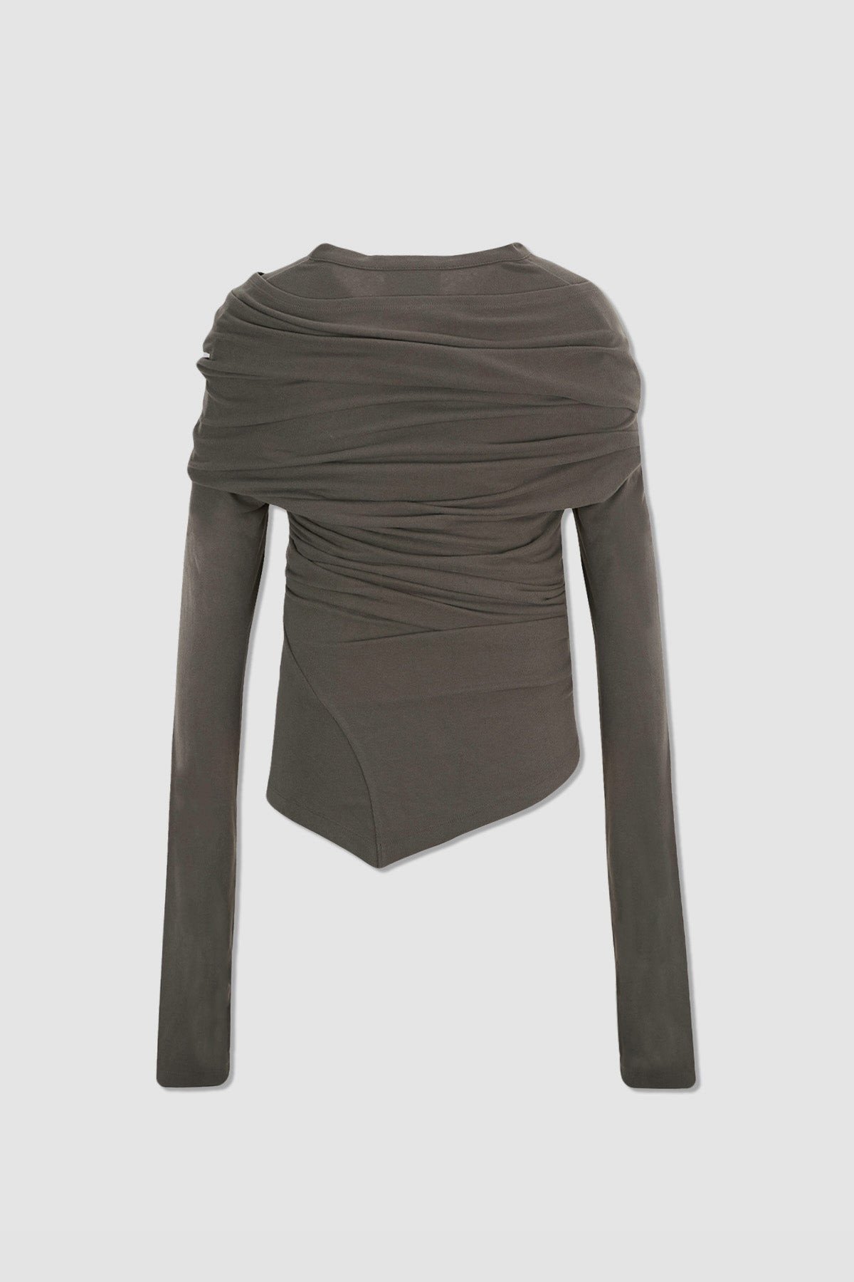 Matinkim Off Shoulder Detail Top IN Grey