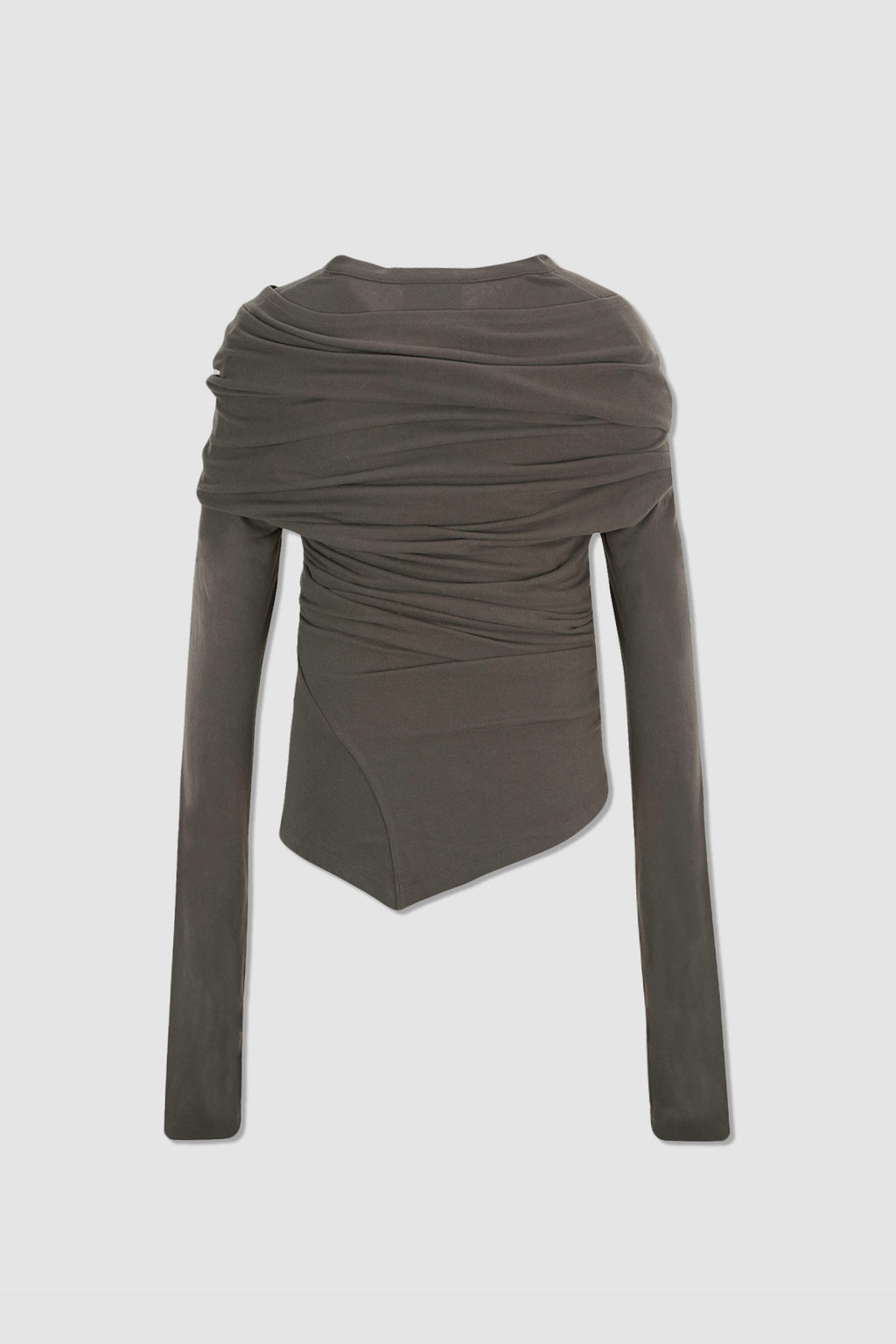 Matinkim Off Shoulder Detail Top IN Grey