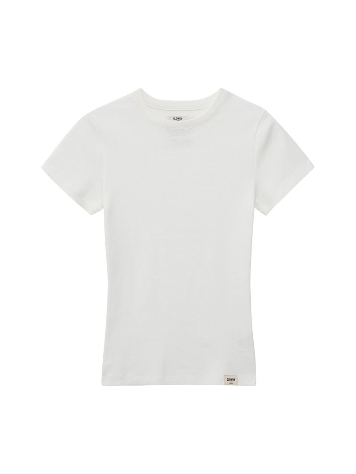 GLOWNY G Classic Fitted Tee (White)