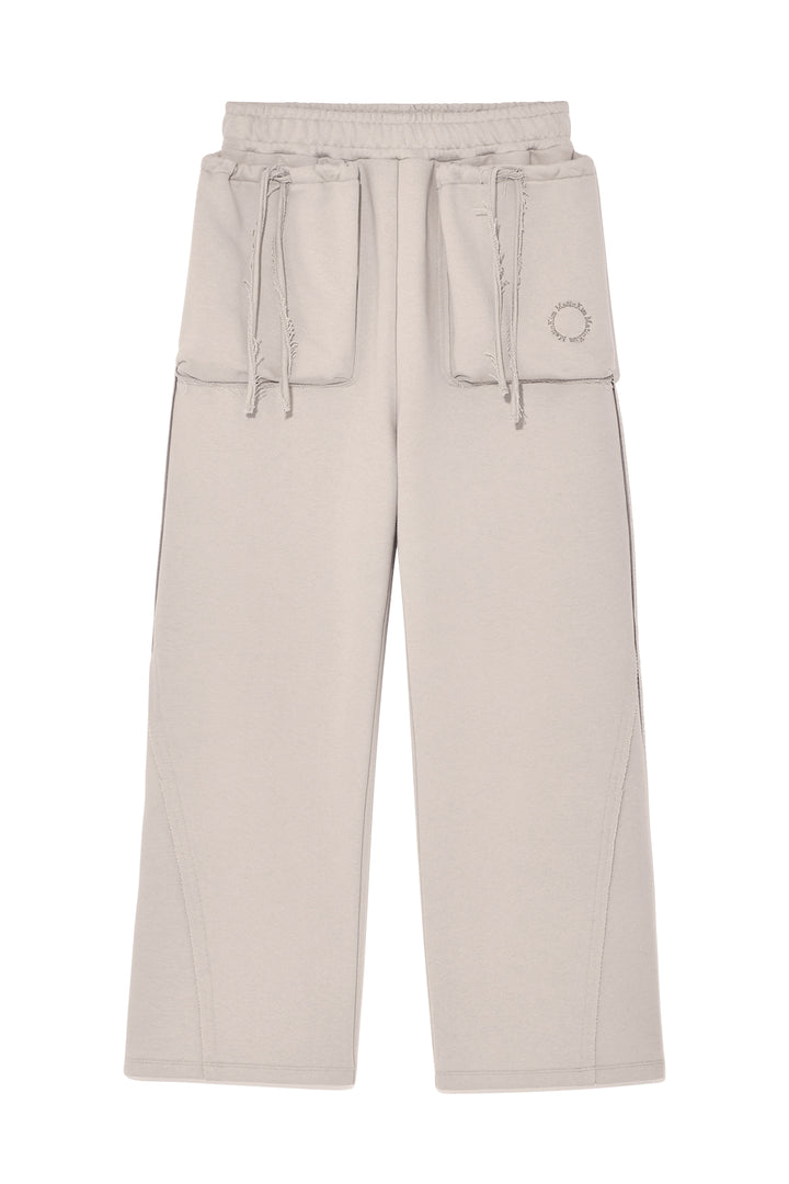Matinkim Volume Pocket Sweatpants IN Beige