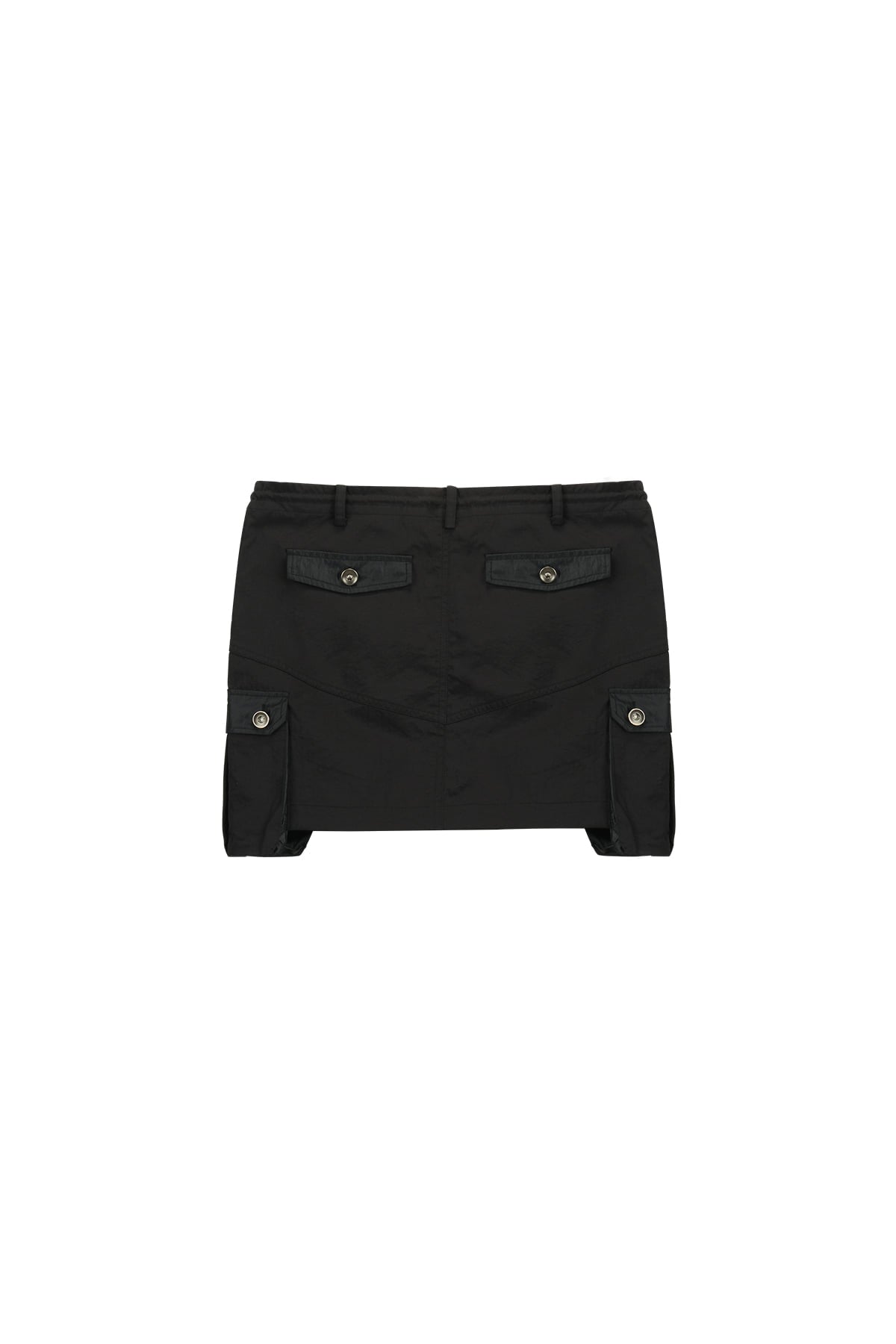 Matinkim Cargo Mini Skirt IN Charcoal