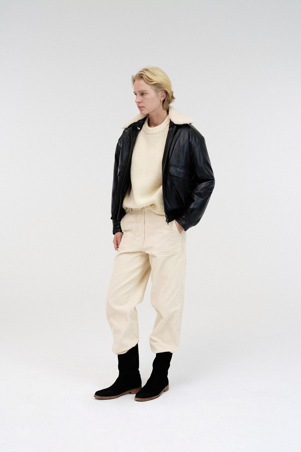 Nothing Written Classic G-1 flight jacket (Black)