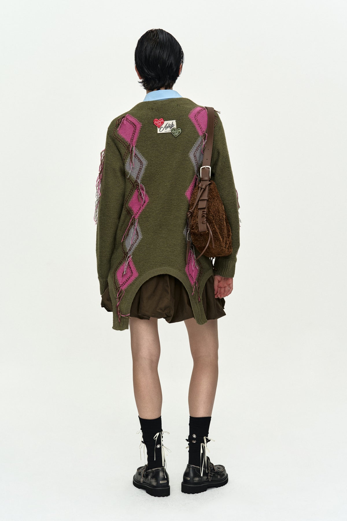 Andersson Bell Gartered Argyle Cardigan