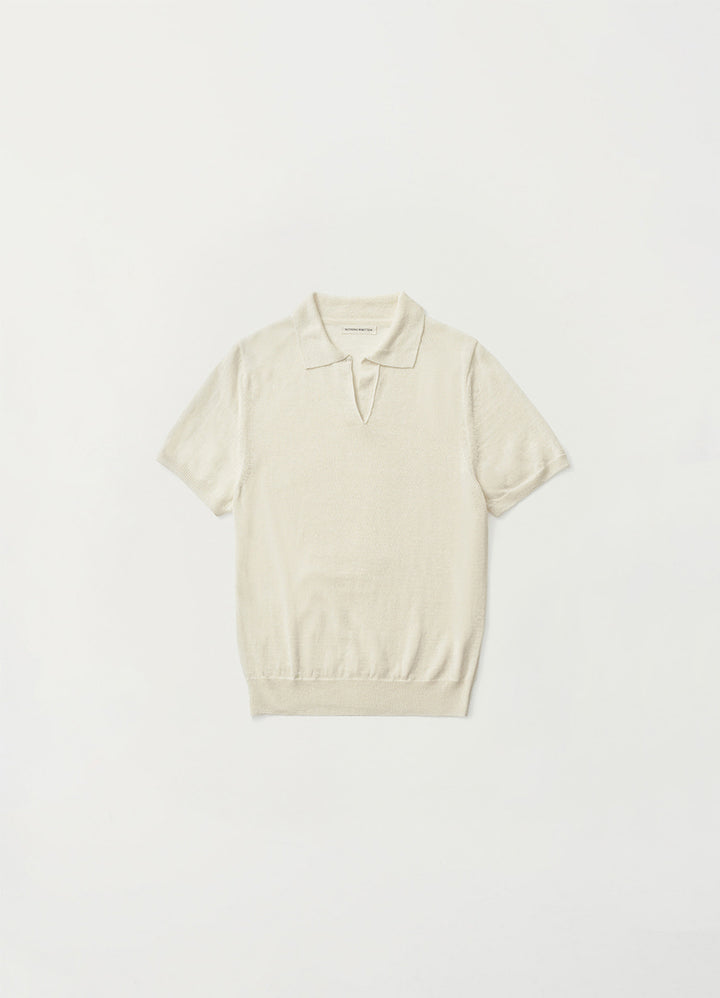 Nothing Written Loret polo knit top (Off white)