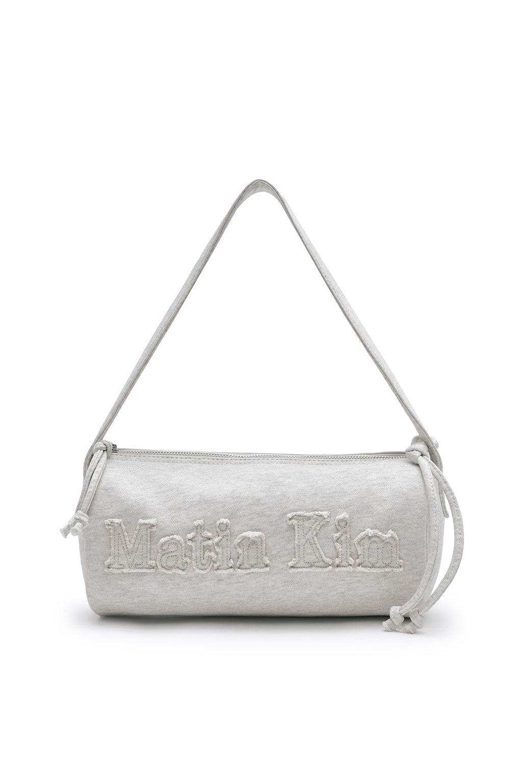Matinkim Applique Logo Jersey Duffle Bag IN Light Beige