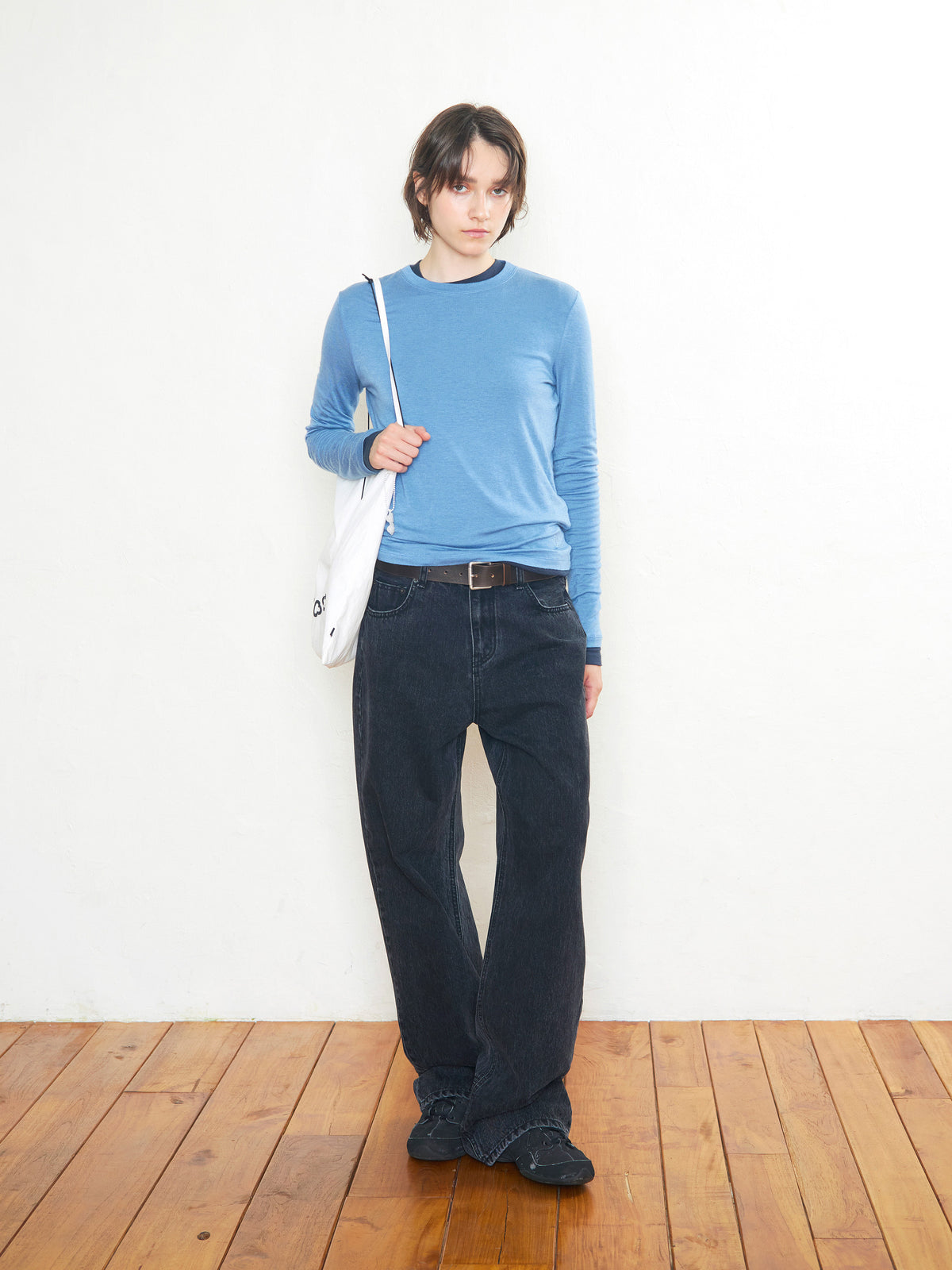 Low Classic Lc Wool Jersey T-Shirt Blue