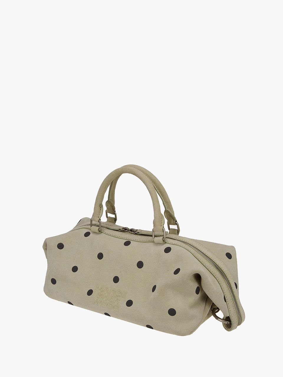 Margesherwood Dumpling EW Tote blond wood printed suede