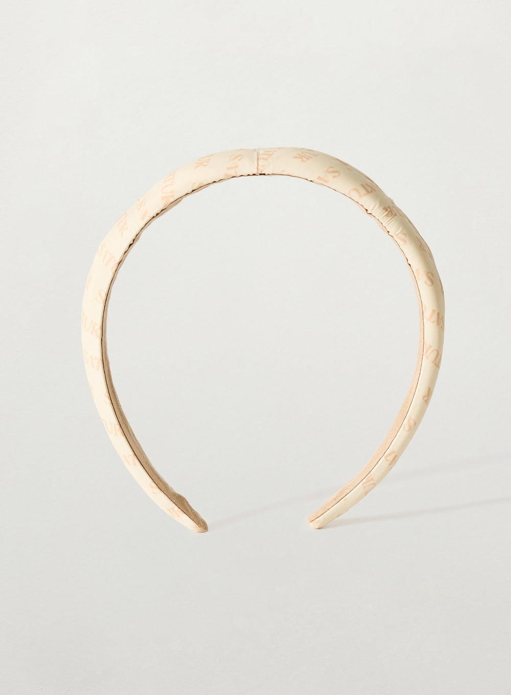 [satur] (W) Classic Logo Hairband - Cream
