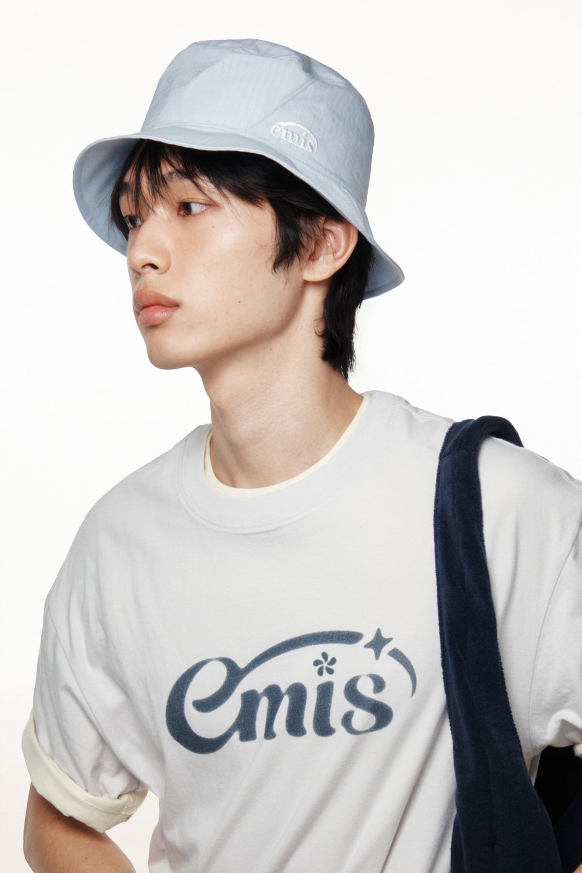 Emis Packable Bucket Hat-Pastel Blue