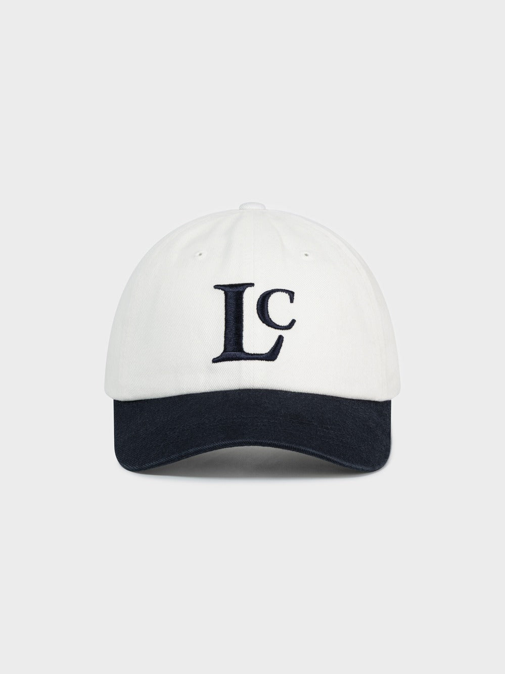 Low Classic Lc Logo Ball Cap White Navy
