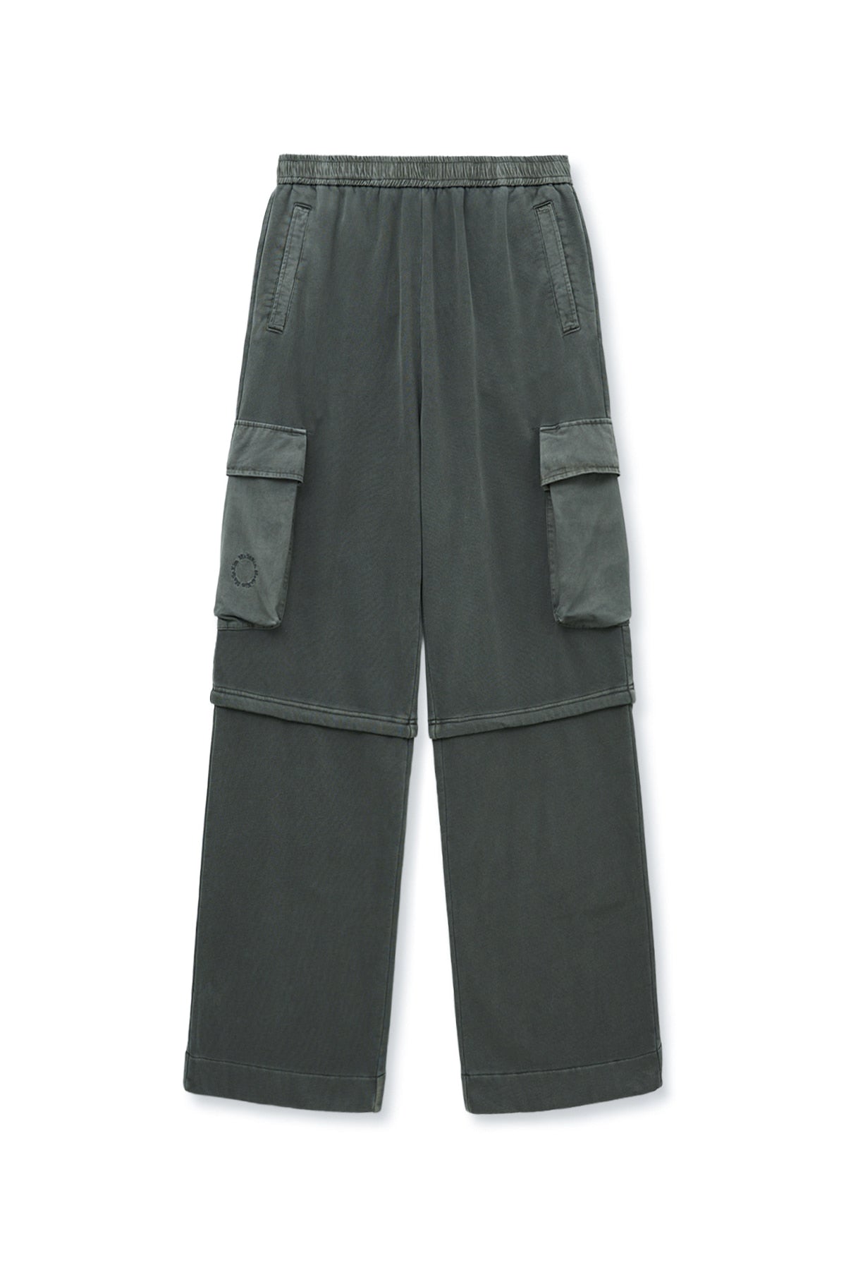 [matinkim] PIGMENT DYED CARGO PANTS FOR MEN IN CHARCOAL