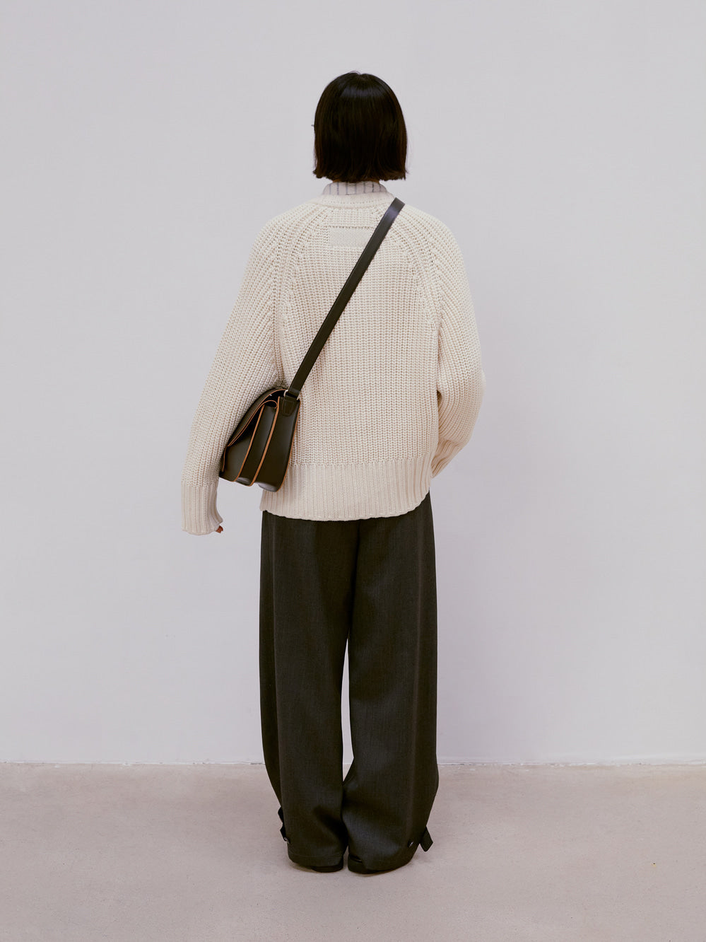 [low_classic] Chunky Rib Cardigan
Cream