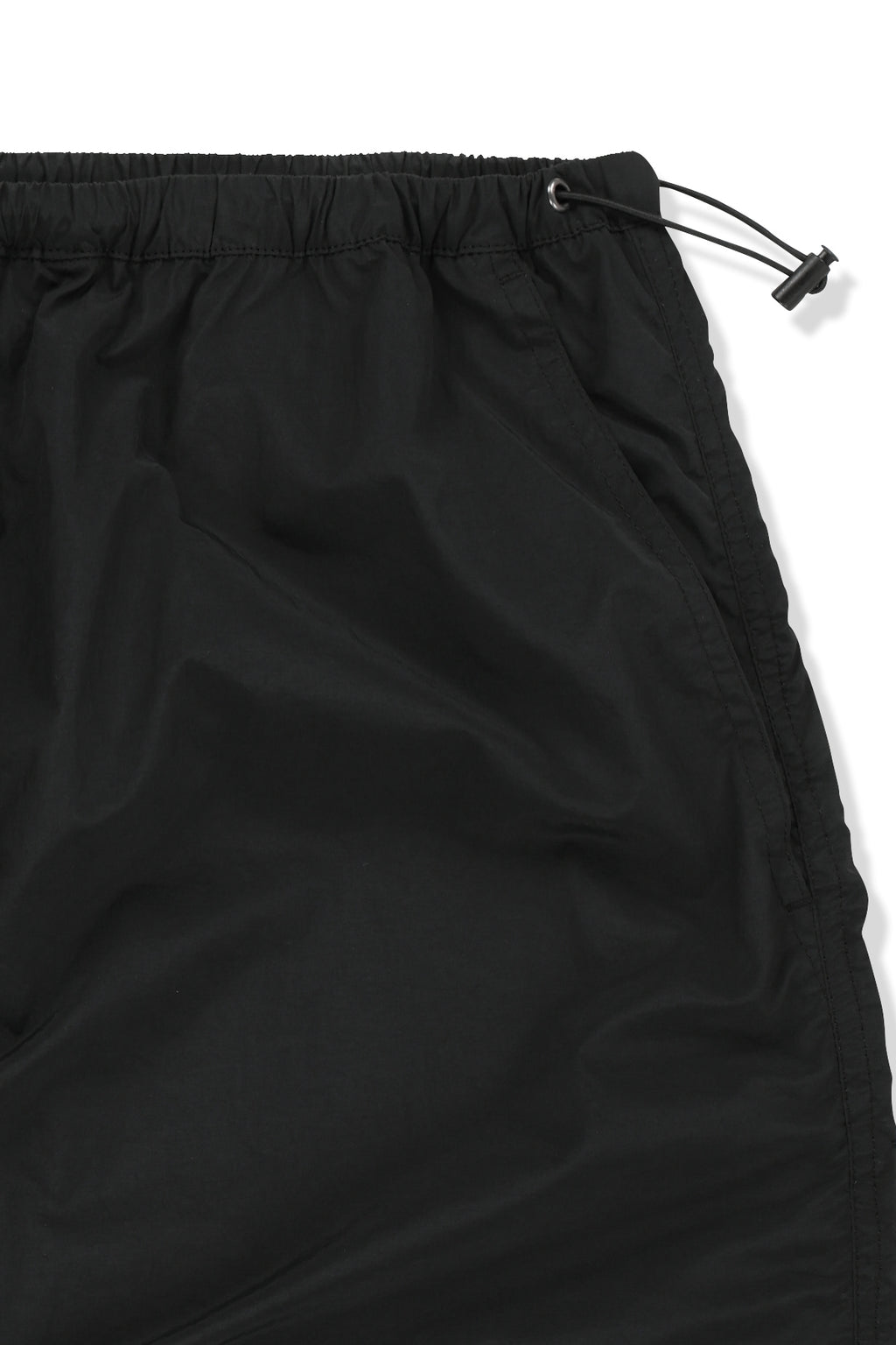 Matinkim Patch Pocket Shirring Nylon Skirt IN Black