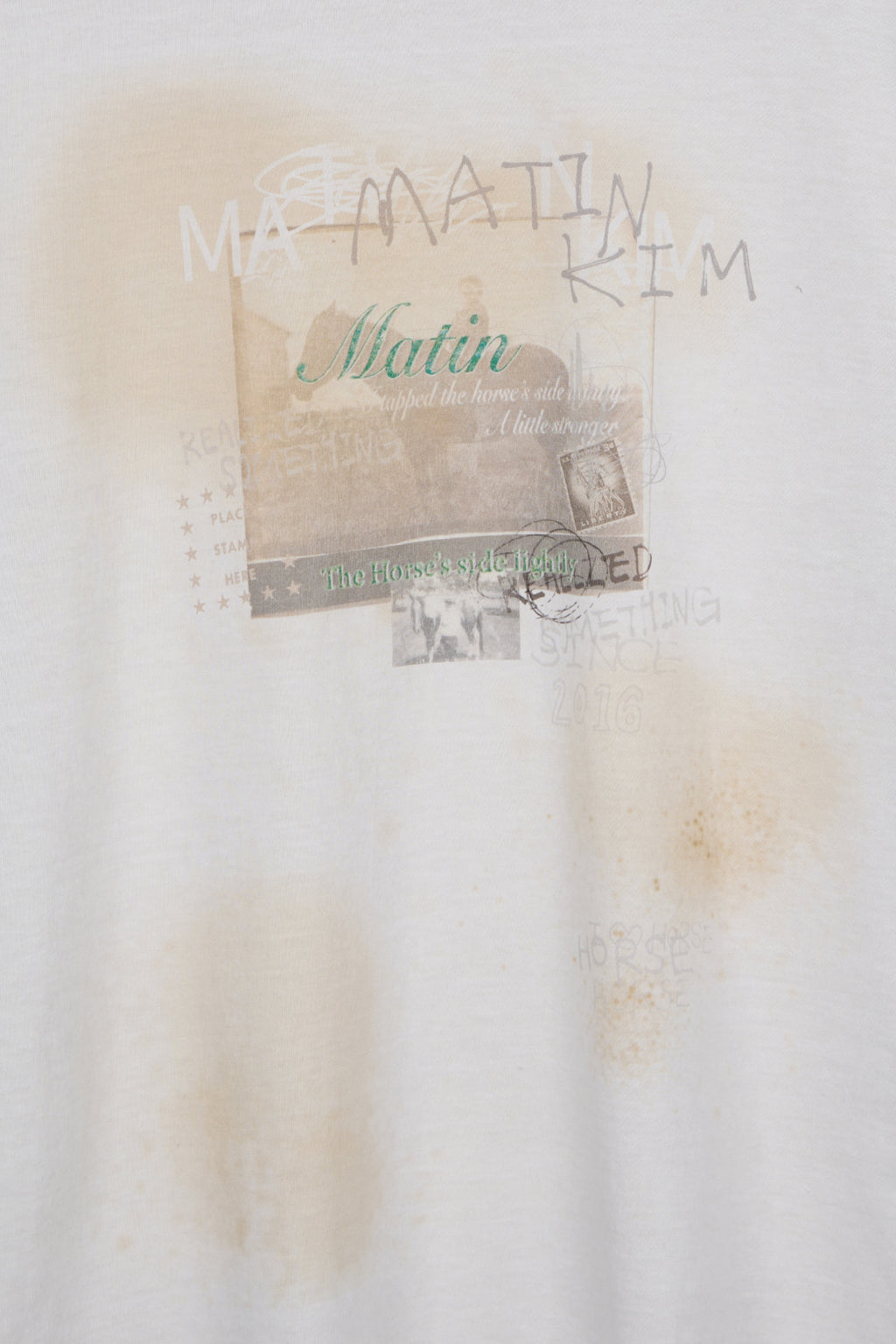 Matinkim Matin Lny 26 Pigment Logo Top IN Ivory