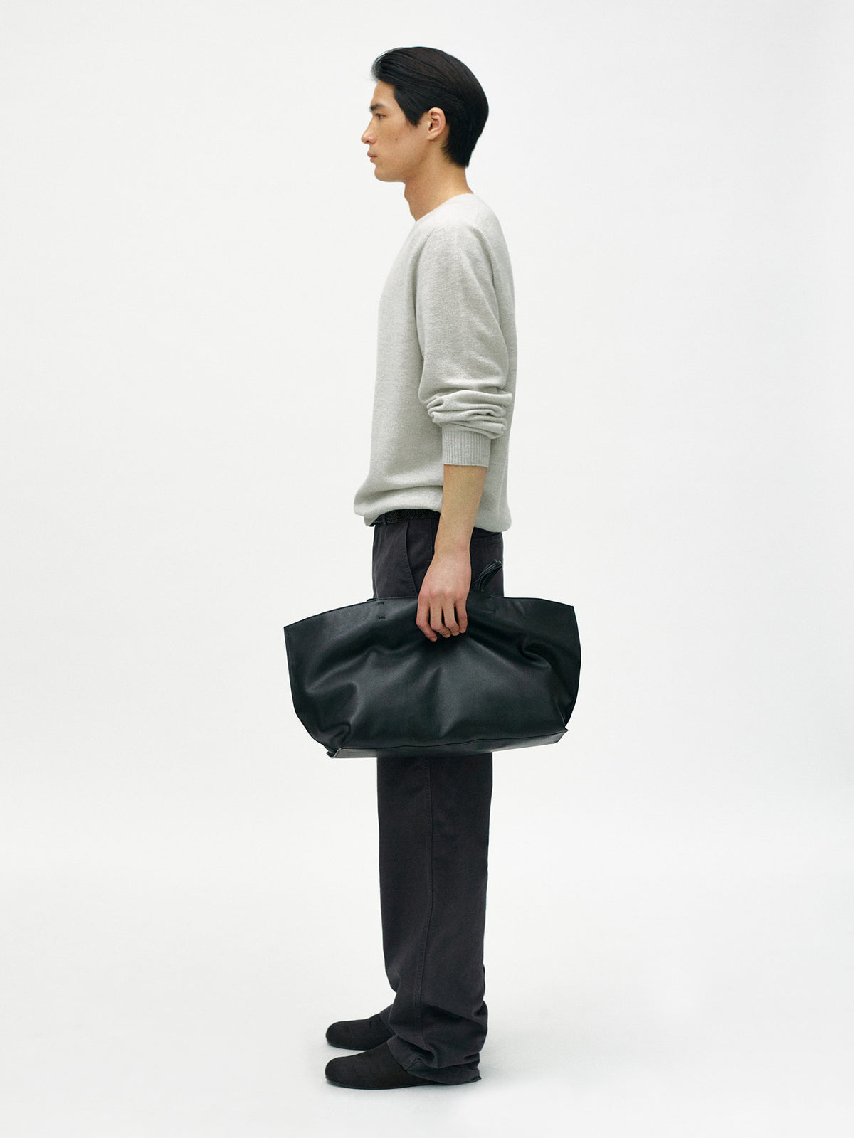 Nothing Written Rove round pullover (Light gray)