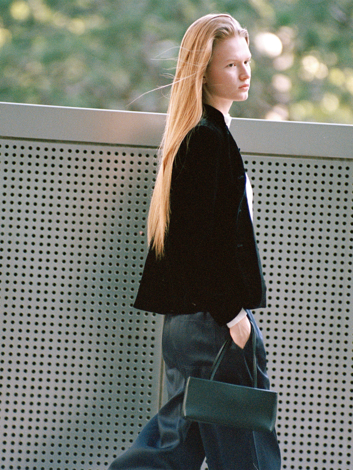 Nothing Written Poche velvet jacket (Deep black) (Pre-order, ships from Oct 27)