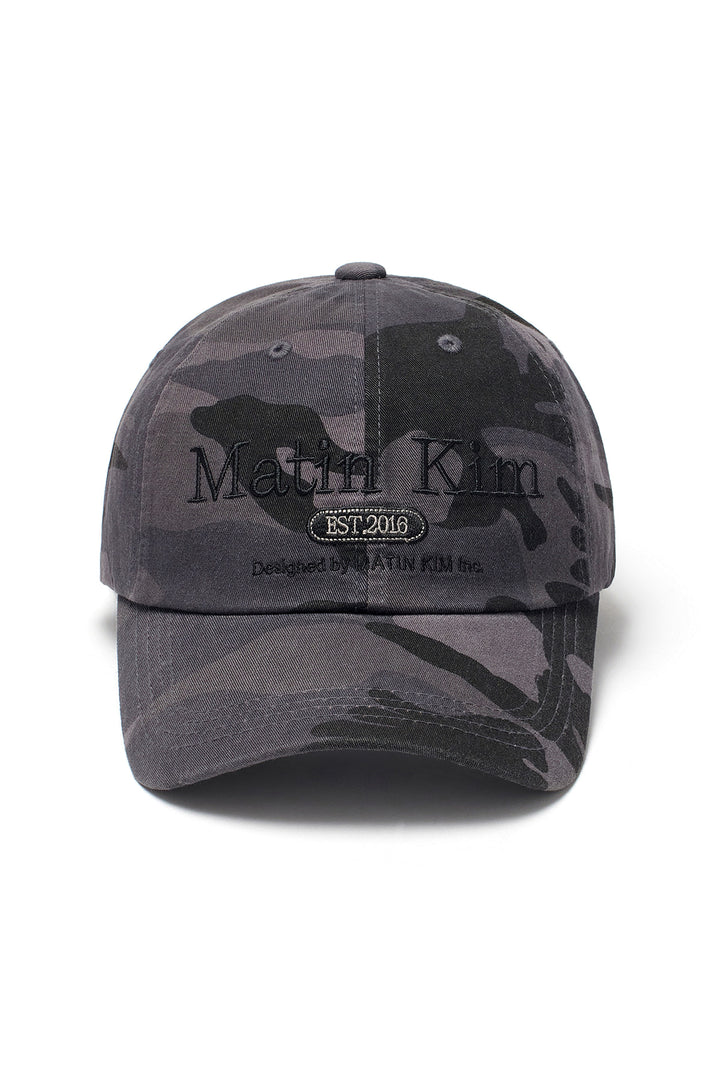 Matinkim Camouflage Logo Ball Cap IN Charcoal