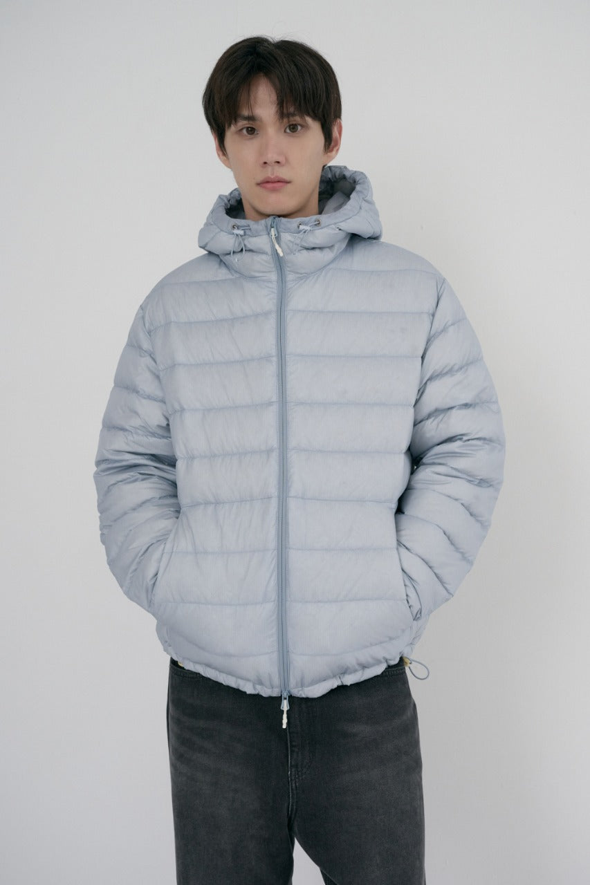 Dunst Unisex Light Goose Down Jacket Greyish Blue
