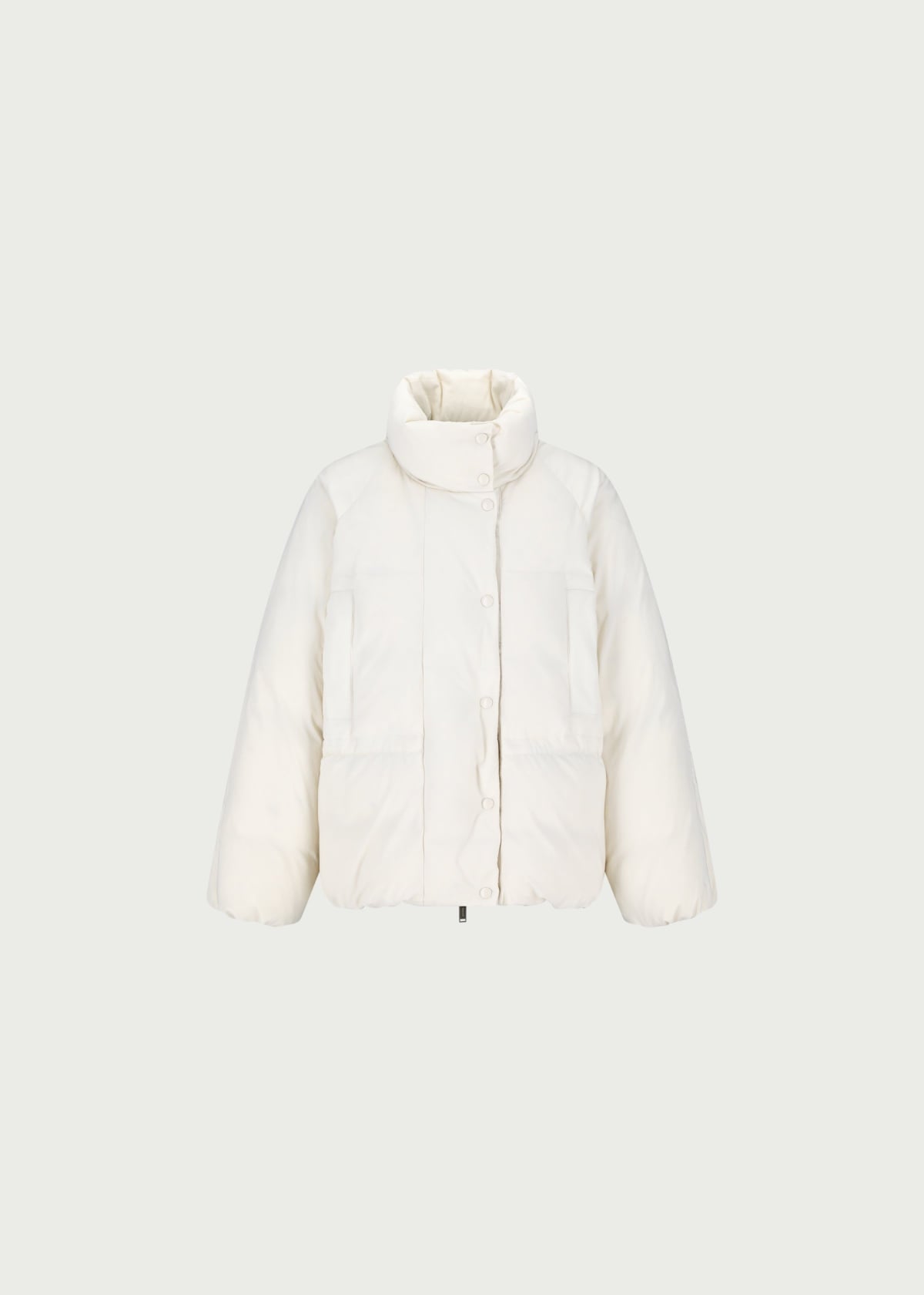 Depound signature duck down half jumper - ivory