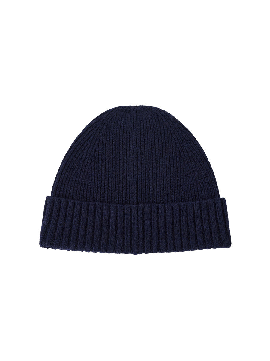 GLOWNY G Classic Beanie (Deep Navy)