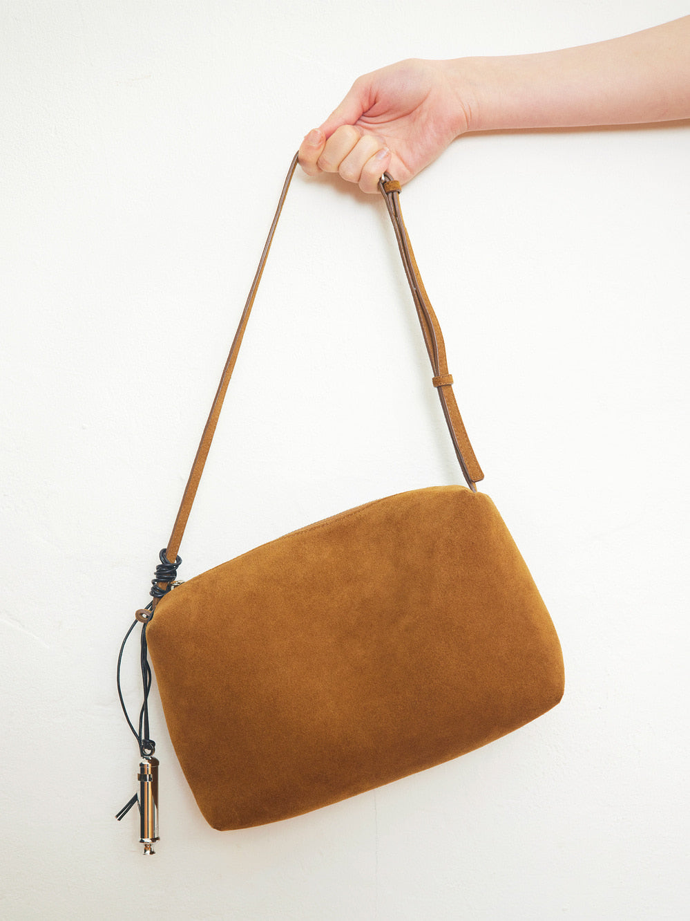 Low Classic Suede Caramel Box Bag - Brown