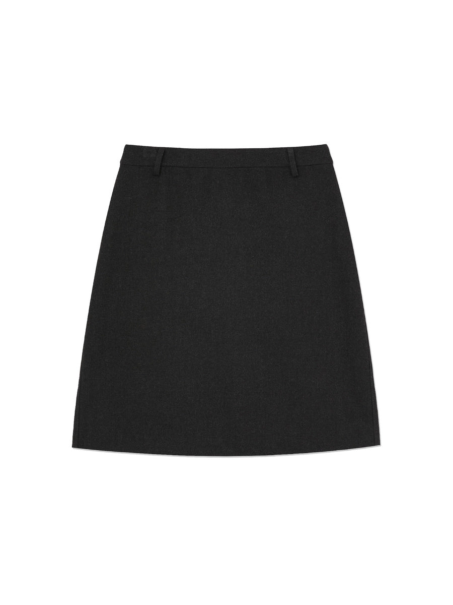 GLOWNY G Monica Midi Skirt (Charcoal)