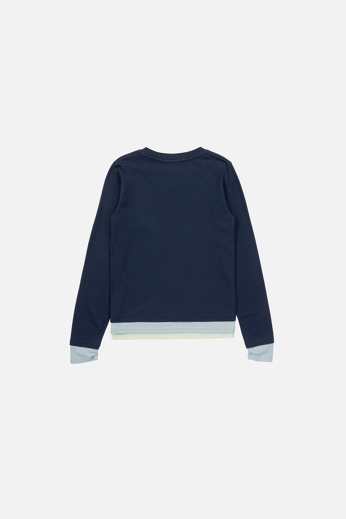 Instantfunk Essential Color Block Tee - Navy