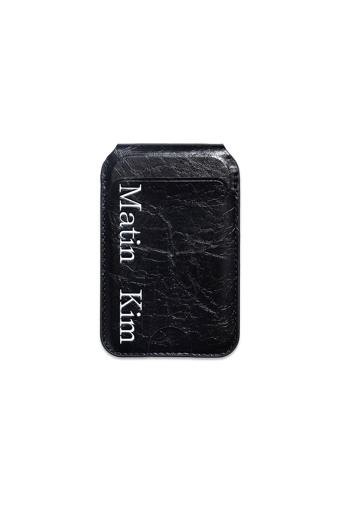 Matinkim Matin Magnetic Flip Card Wallet IN Black