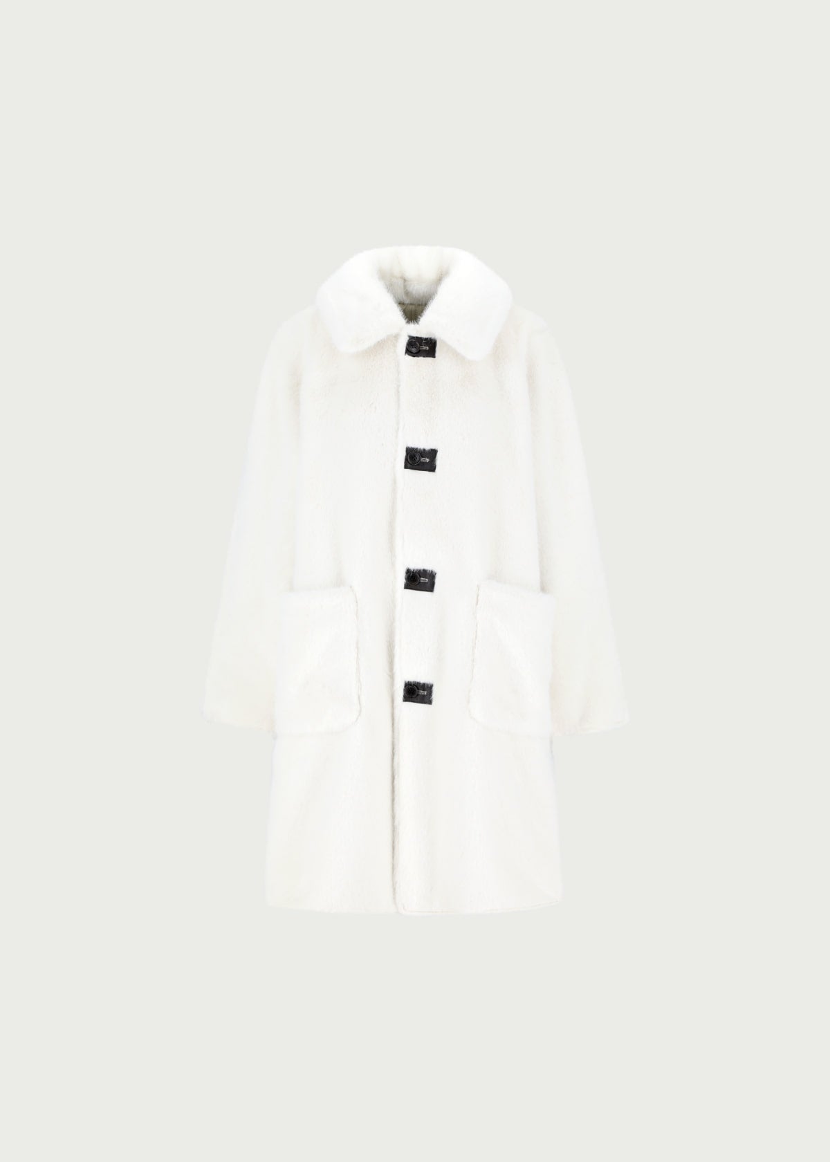 Depound reversible fur coat - beige