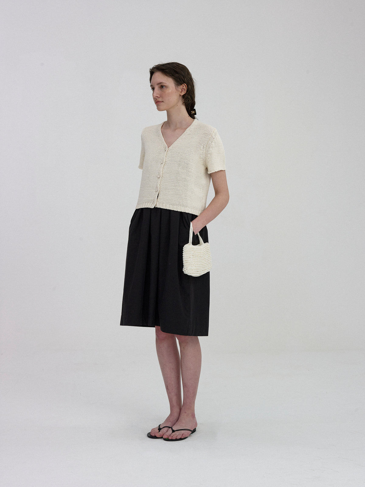 Nothing Written Jupi knitted bag (Black)