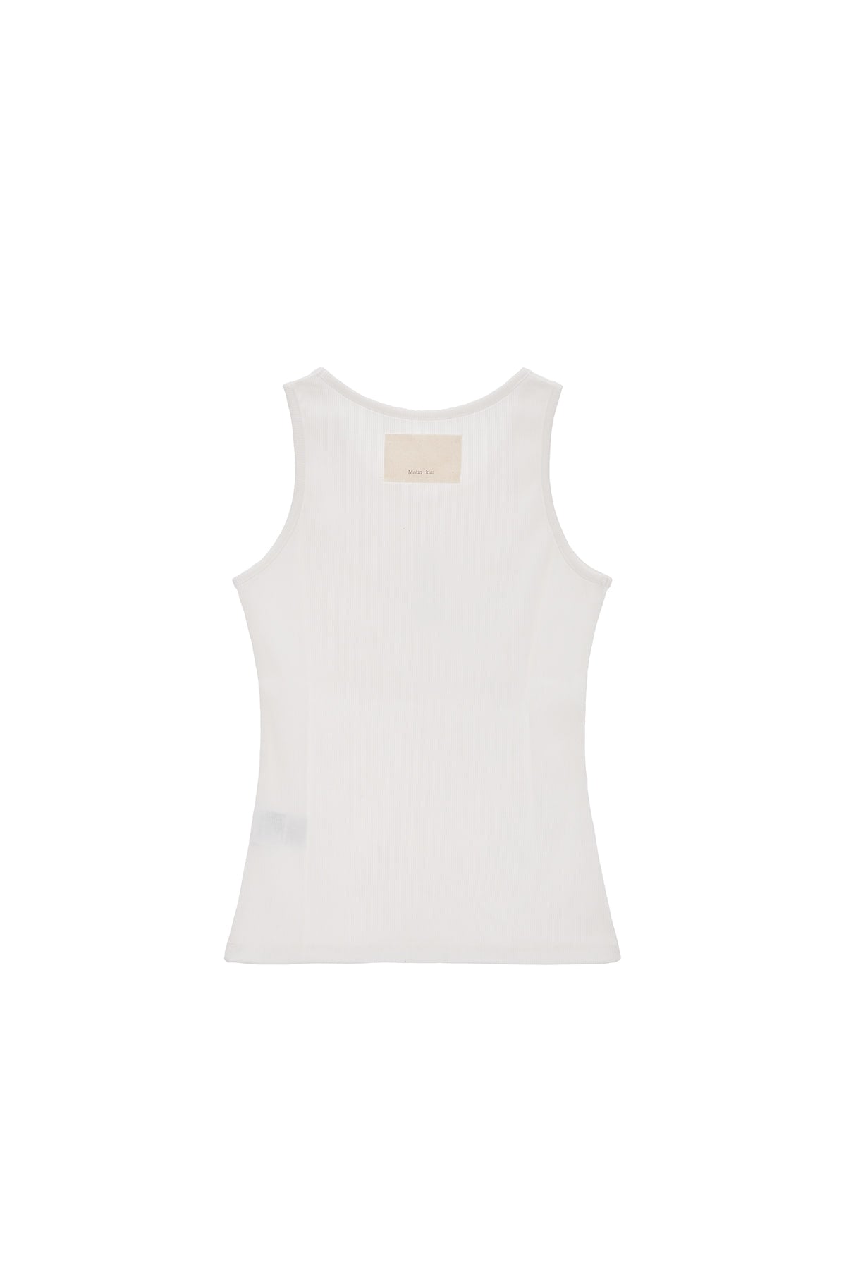 Matinkim Matin Kim Pintuck Sleeveless Top IN White