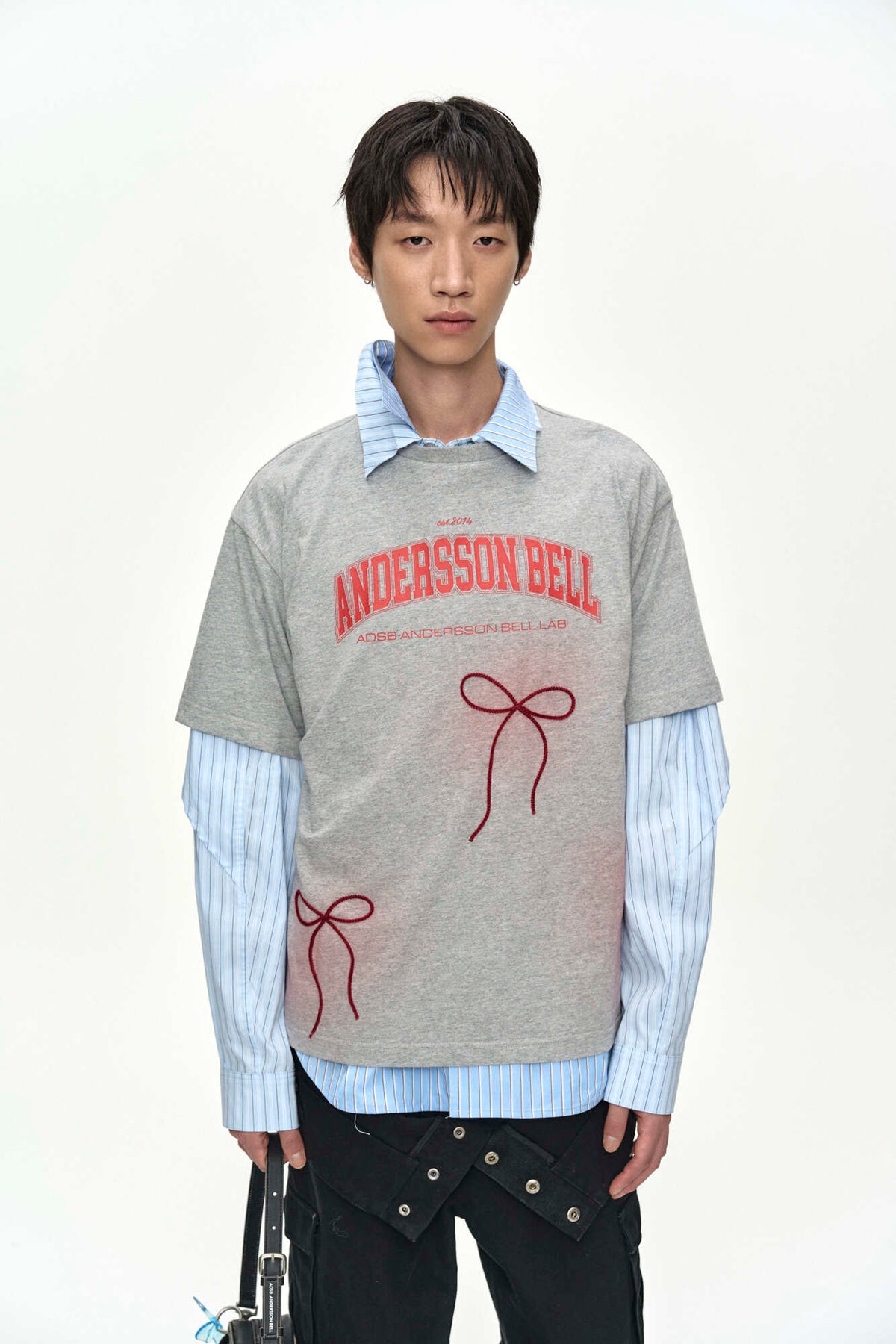 Andersson Bell Ribbon Embroidery Spray T-Shirt