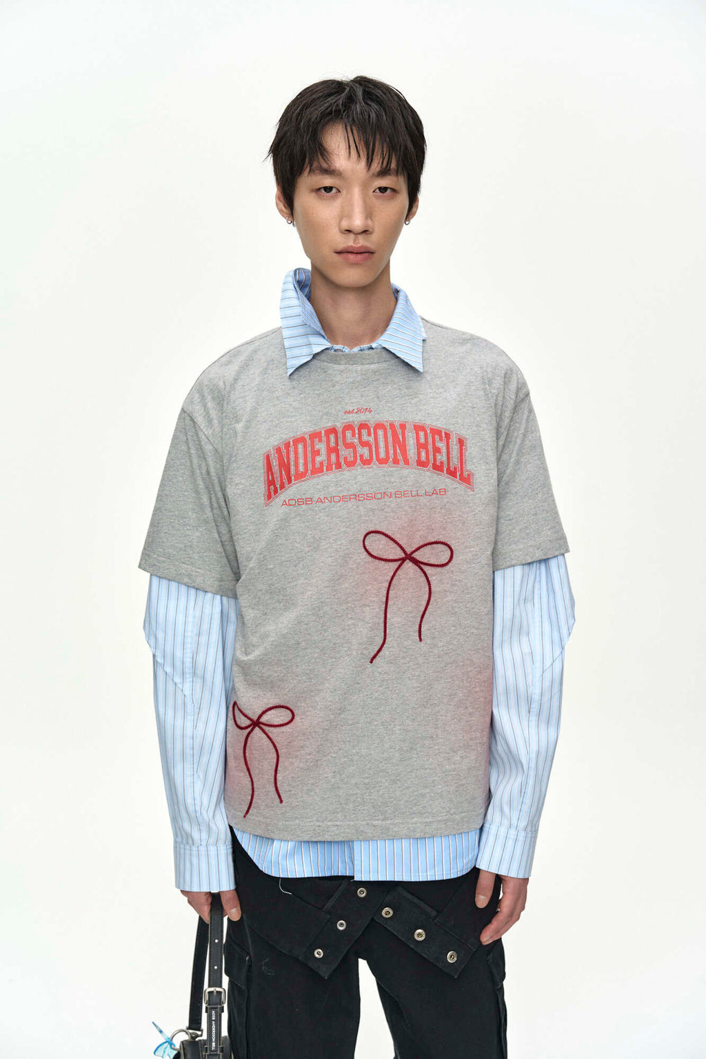 Andersson Bell Ribbon Embroidery Spray T-Shirt