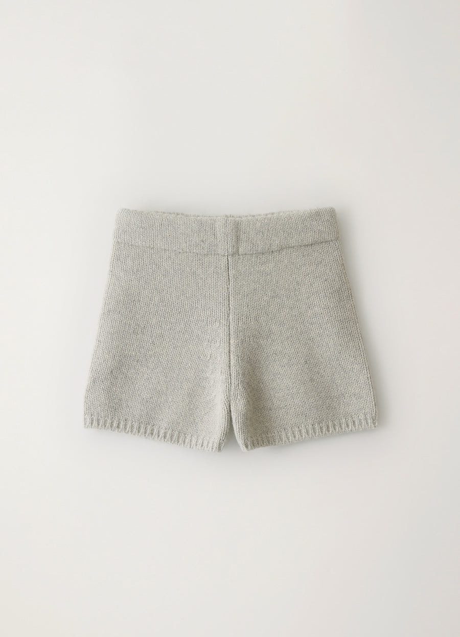 Nothing Written Knitted short pants (Ash gray)
