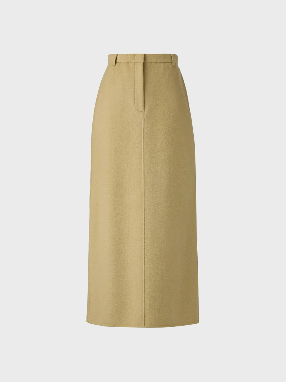 EENK Straight Classic Long Skirt - Light Beige