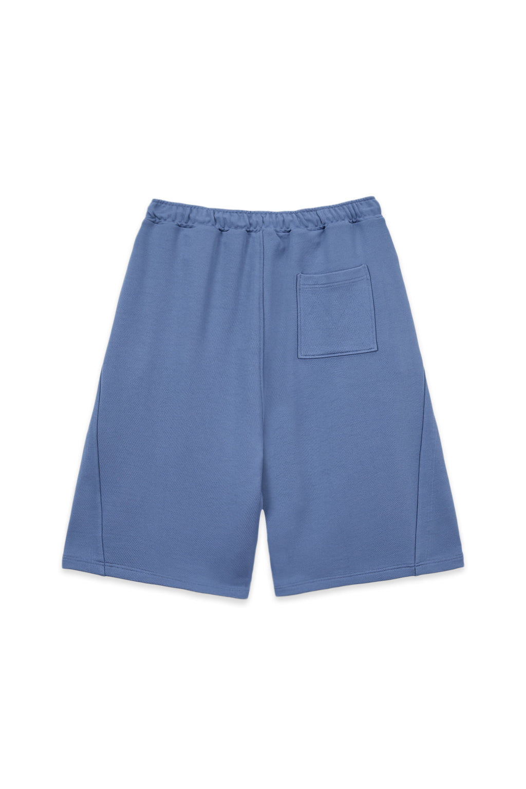 [matinkim] BACK POCKET GLITTER BERMUDA SWEATPANTS FOR MEN IN BLUE